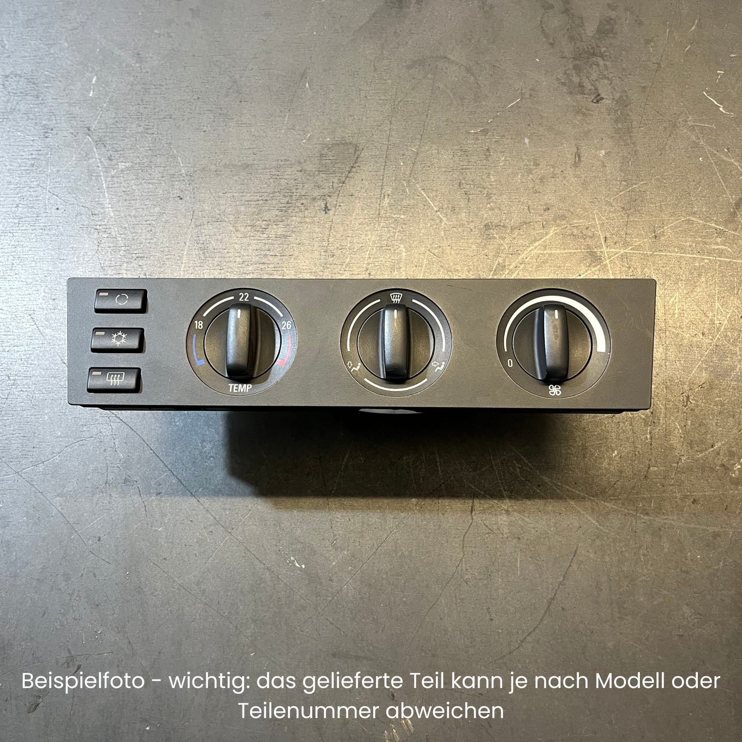 Klimabedienteil Manuell