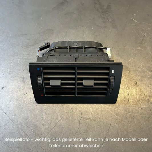 Luftausströmer hinten