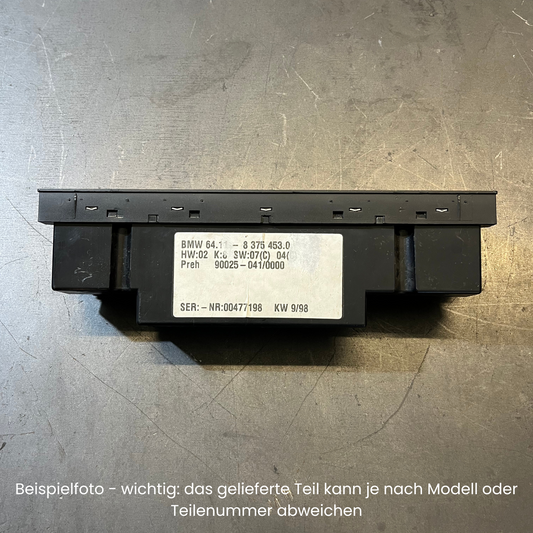 Klimabedienteil REST